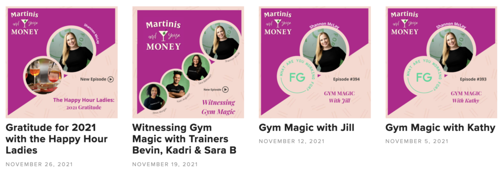podcasts to save for a home deposit martinis and your money